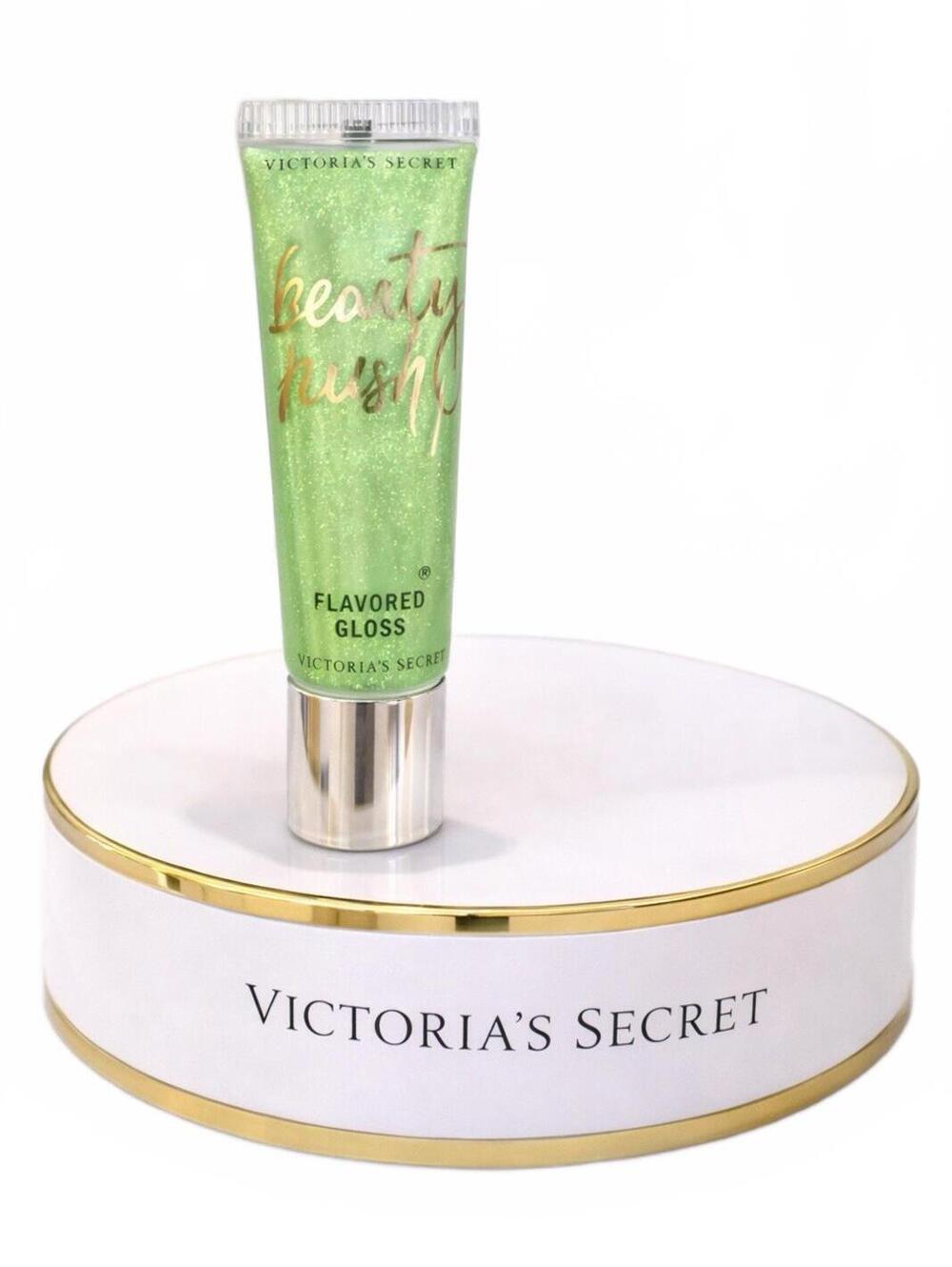 NEW Victoria Secret Lip Gloss Beauty Rush Glitterade Green Rare Sealed